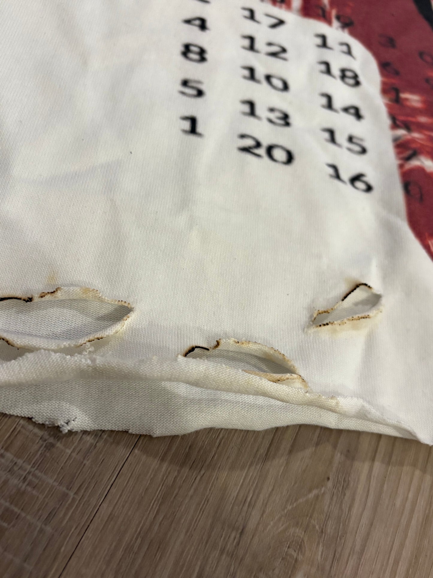 Set in Stone" Distress Tee